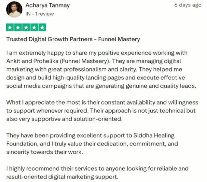 Acharya Tanmay Review - 5 Stars
